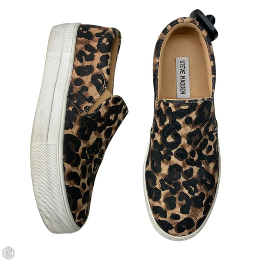 Shoes Flats By Steve Madden In Animal Print, Size: 7