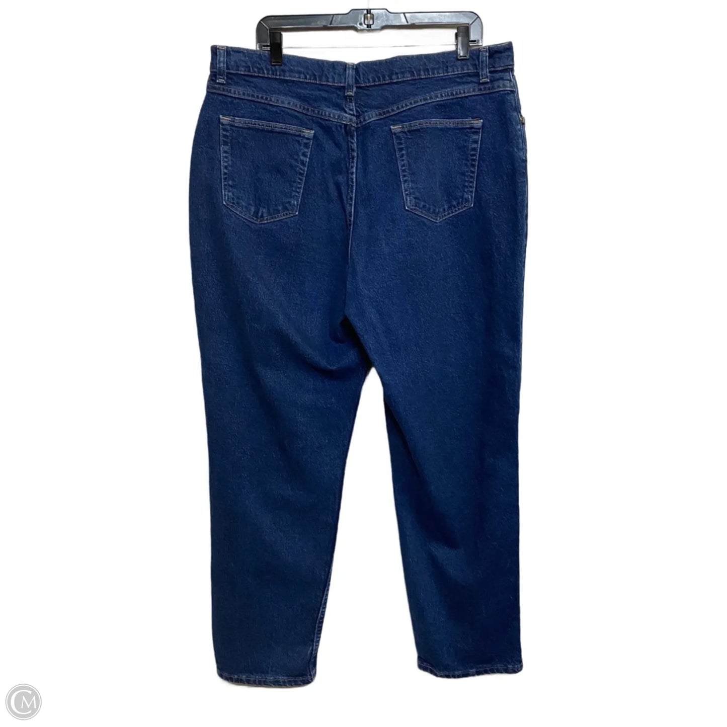 Jeans Straight By Clothes Mentor In Blue Denim, Size: 18