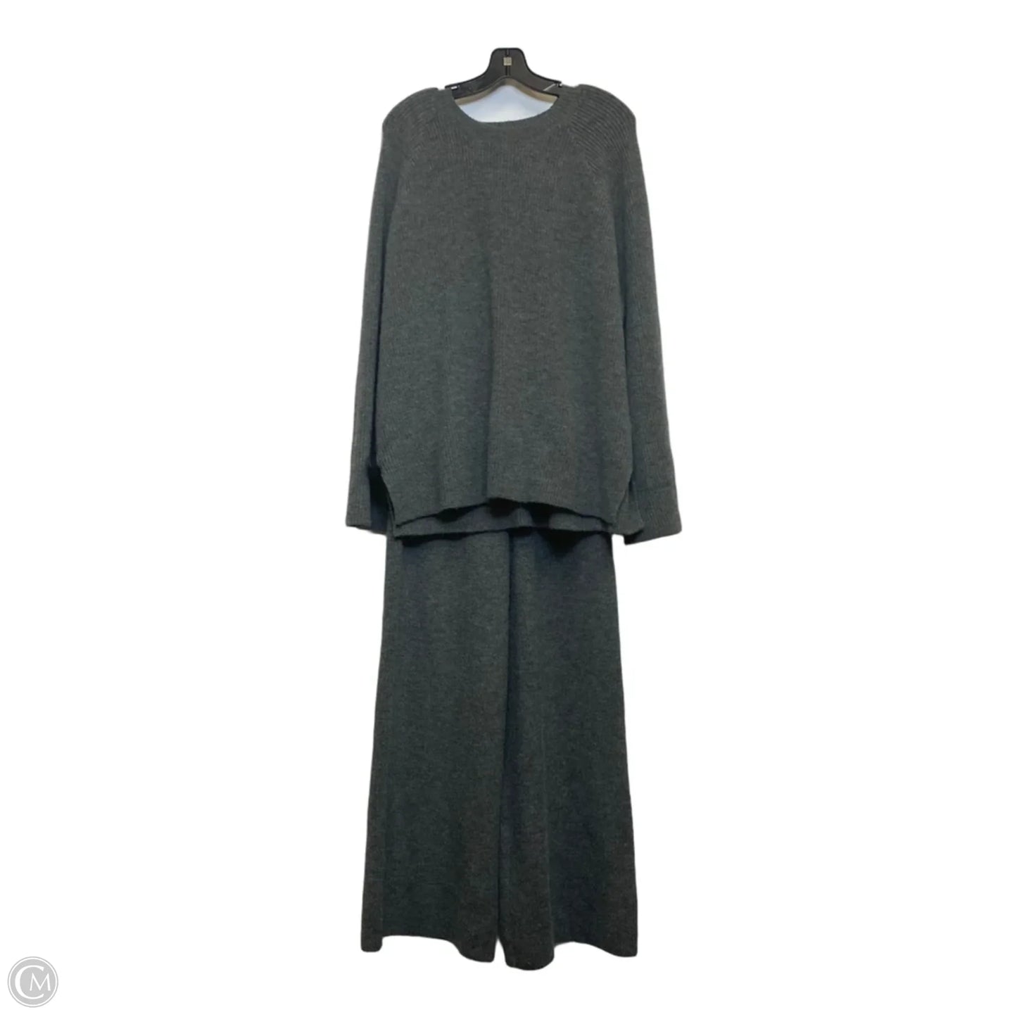 Pants Suit 2pc By Cmf In Grey, Size: S