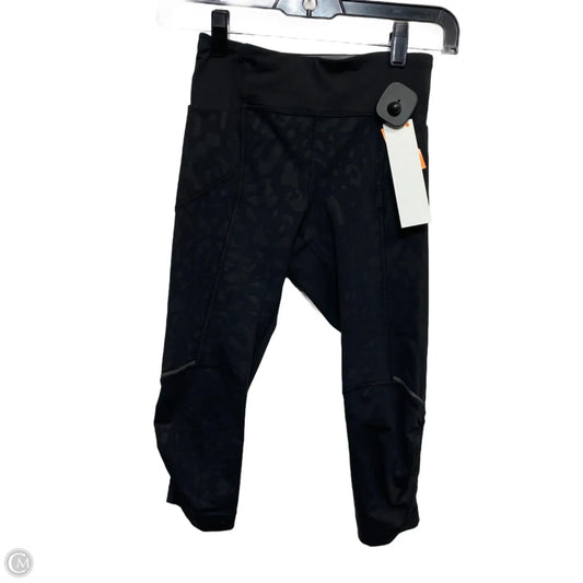 Athletic Capris By Lululemon In Black, Size: Xs
