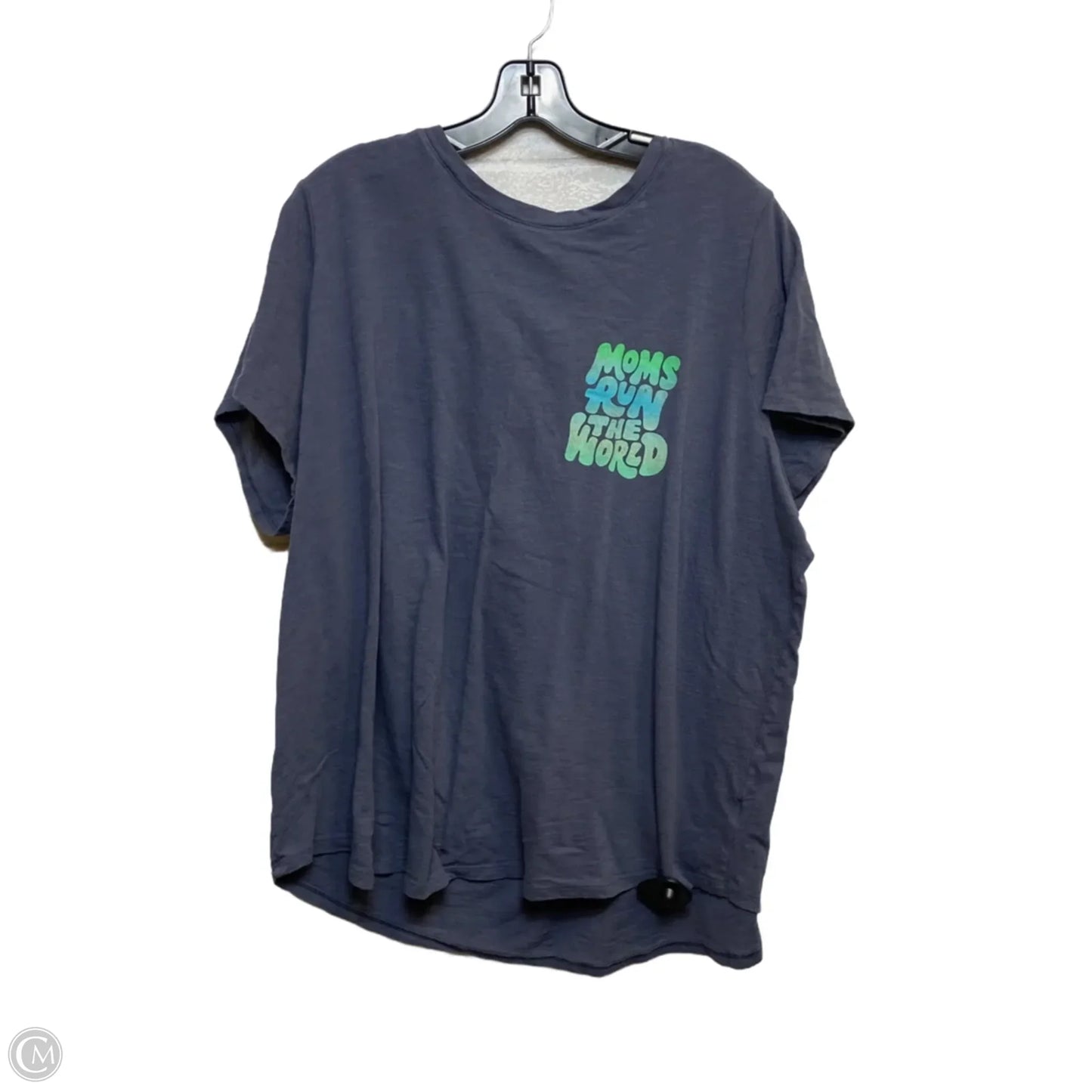 Top Short Sleeve By Old Navy In Blue, Size: 3x