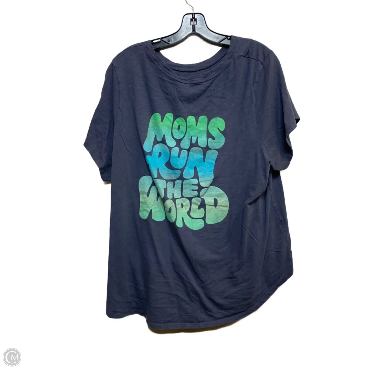 Top Short Sleeve By Old Navy In Blue, Size: 3x