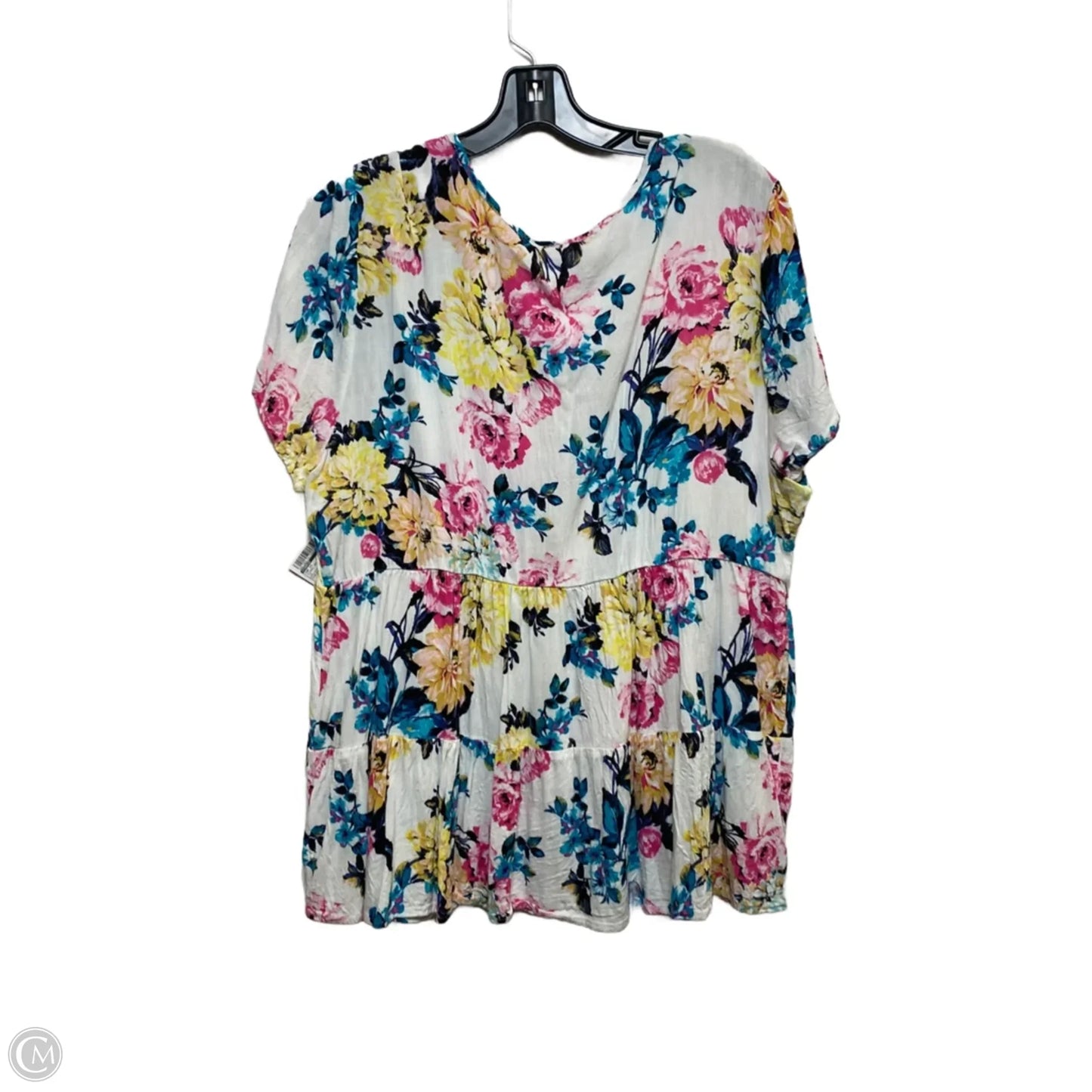 Top Short Sleeve By Torrid In Floral Print, Size: 1x