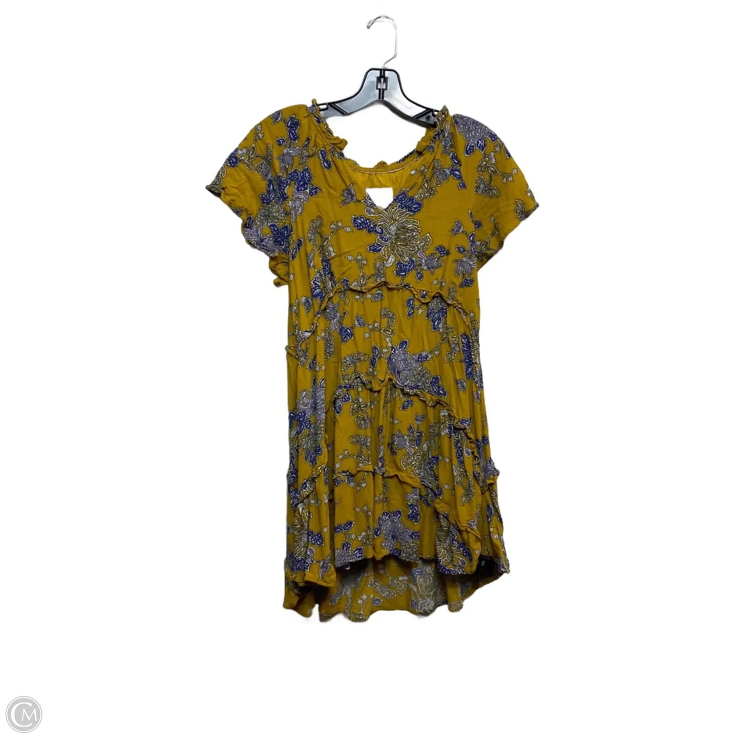 Dress Casual Short By Anthropologie In Yellow, Size: Xs