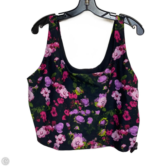 Athletic Tank Top By Old Navy In Floral Print, Size: 3x