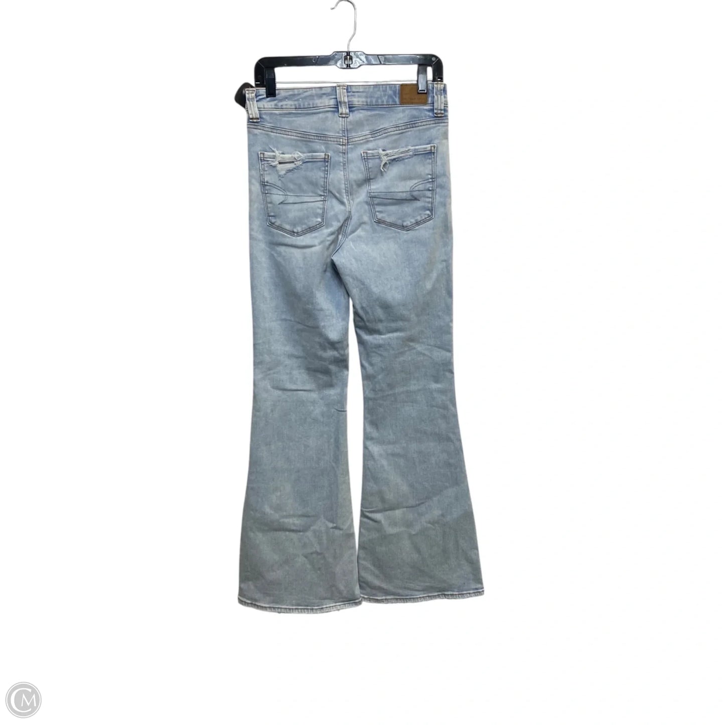 Jeans Boot Cut By American Eagle In Blue Denim, Size: 10