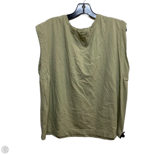 Top Sleeveless By A New Day In Green, Size: 1x