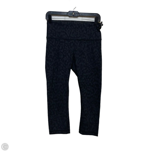 Athletic Leggings Capris Designer By Lululemon In Black, Size: M