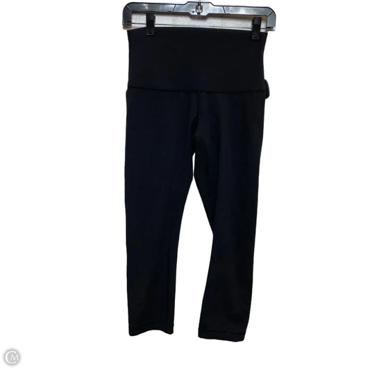 Athletic Leggings Capris By Lululemon In Black, Size: S