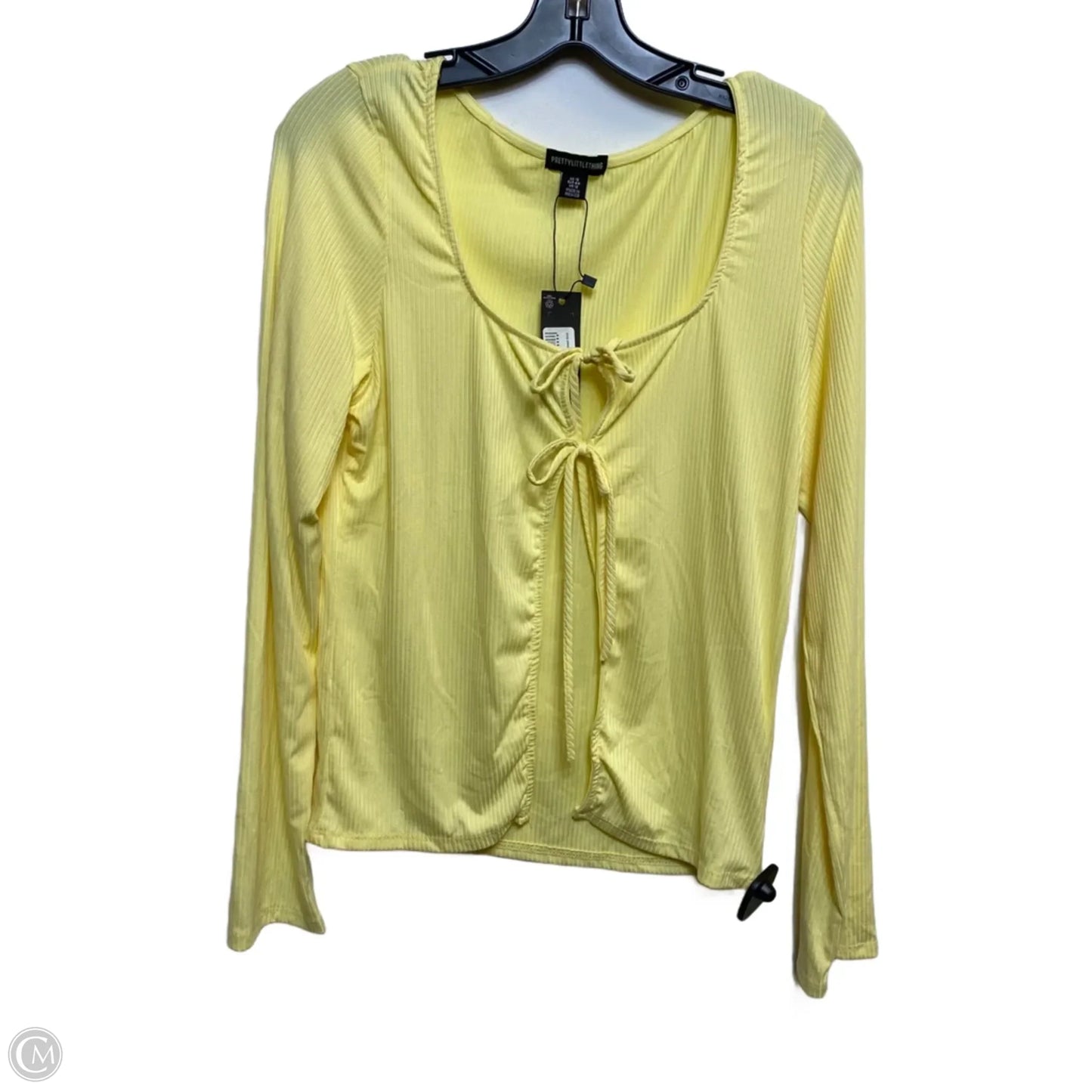 Skirt Set 2pc By Pretty Little Thing In Yellow, Size: L