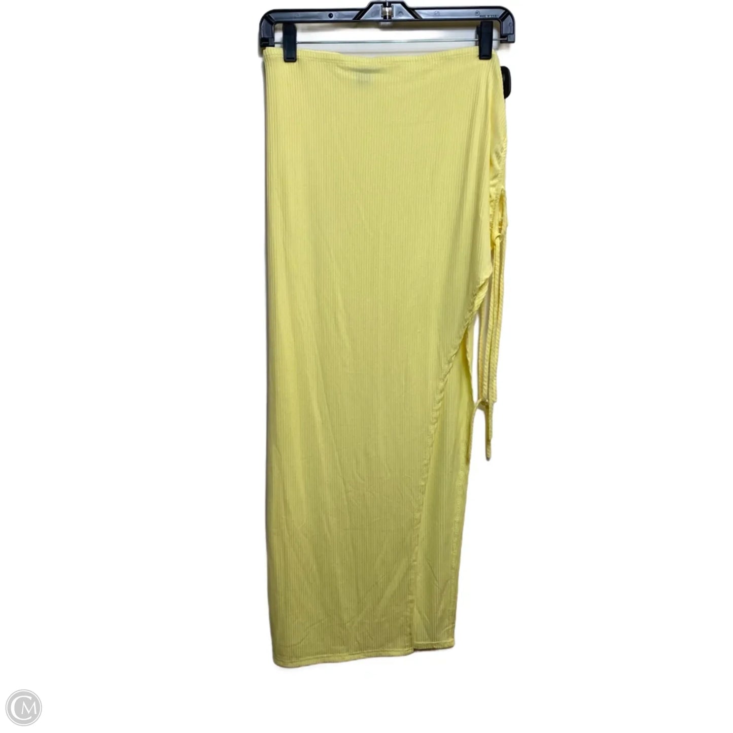 Skirt Set 2pc By Pretty Little Thing In Yellow, Size: L