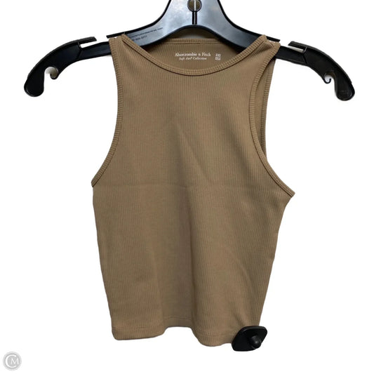 Top Sleeveless Basic By Abercrombie And Fitch In Brown, Size: Xs