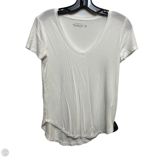 Top Short Sleeve Basic By Abercrombie And Fitch In White, Size: Xs