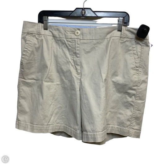 Shorts By Crown And Ivy In Tan, Size: 16