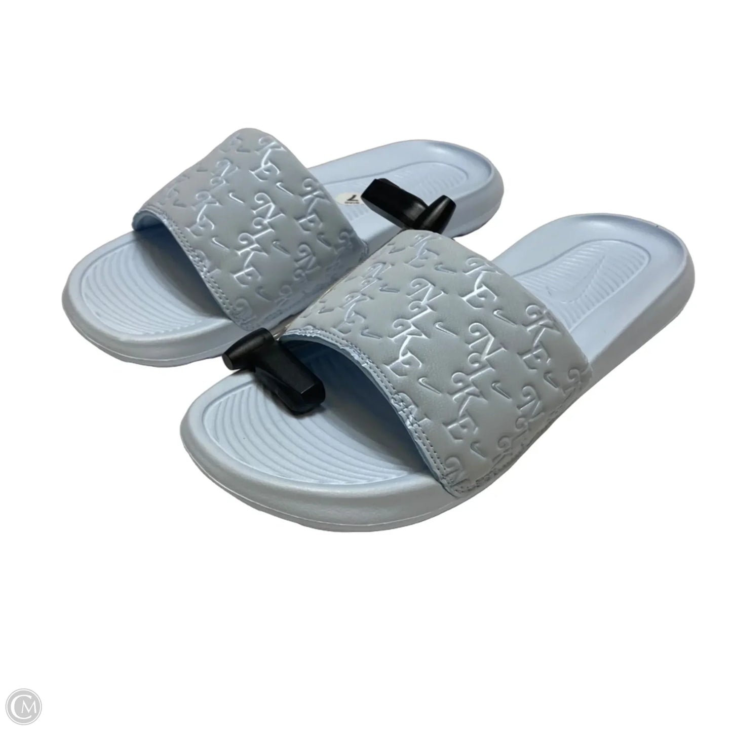 Sandals Flats By Nike In Blue, Size: 7