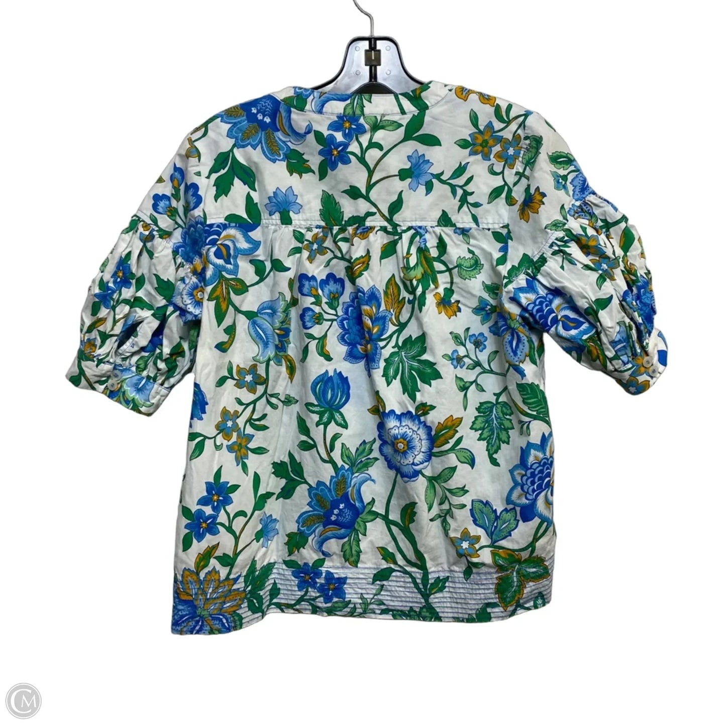 Blouse Short Sleeve By Philosophy In Floral Print, Size: M