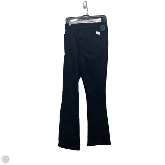 Jeans Flared By American Eagle In Black, Size: 16