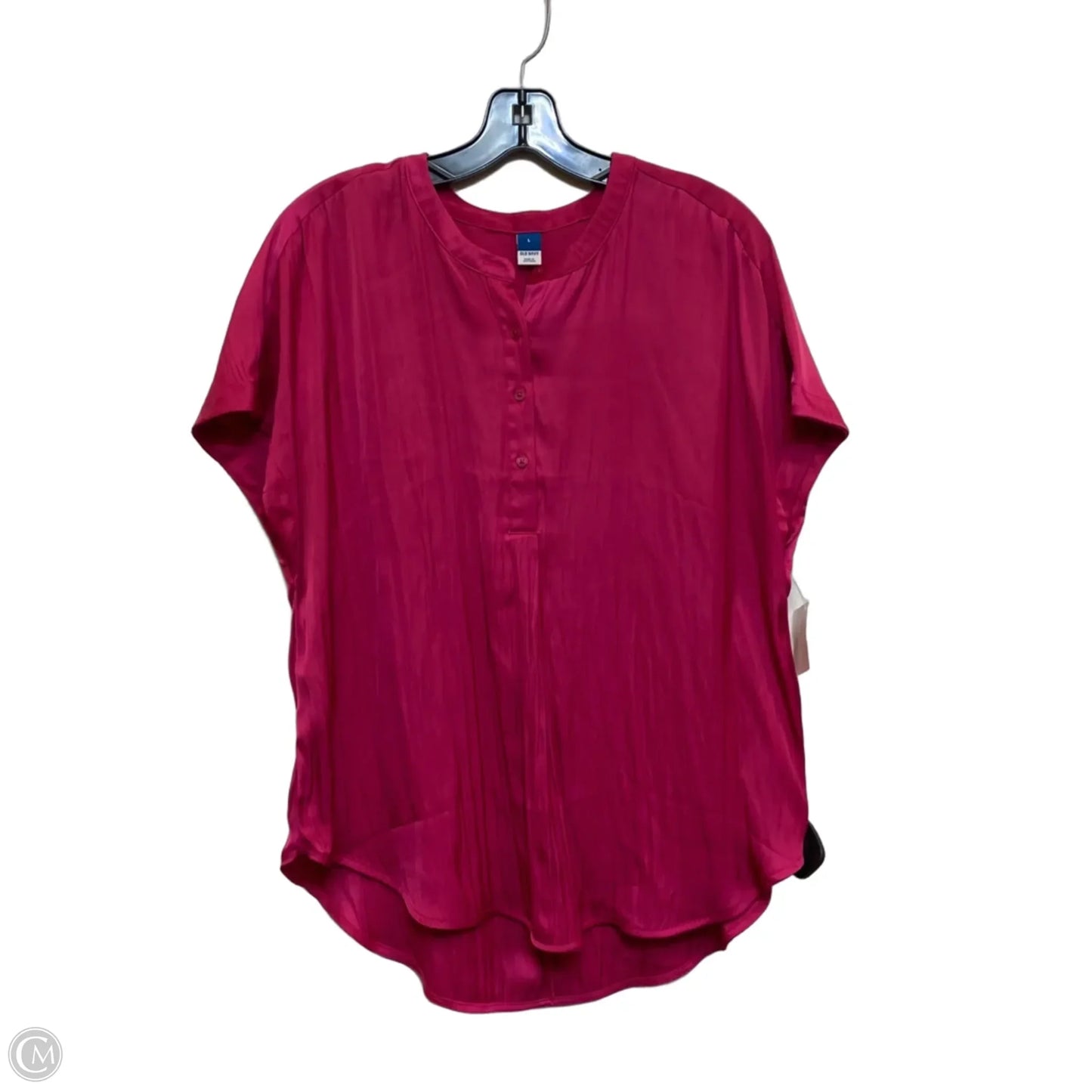 Top Short Sleeve By Old Navy In Pink, Size: L