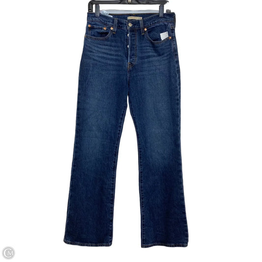 Jeans Boot Cut By Levis In Blue Denim, Size: 6