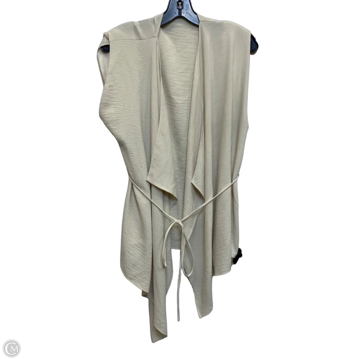 Top Sleeveless By Zara In Tan, Size: M
