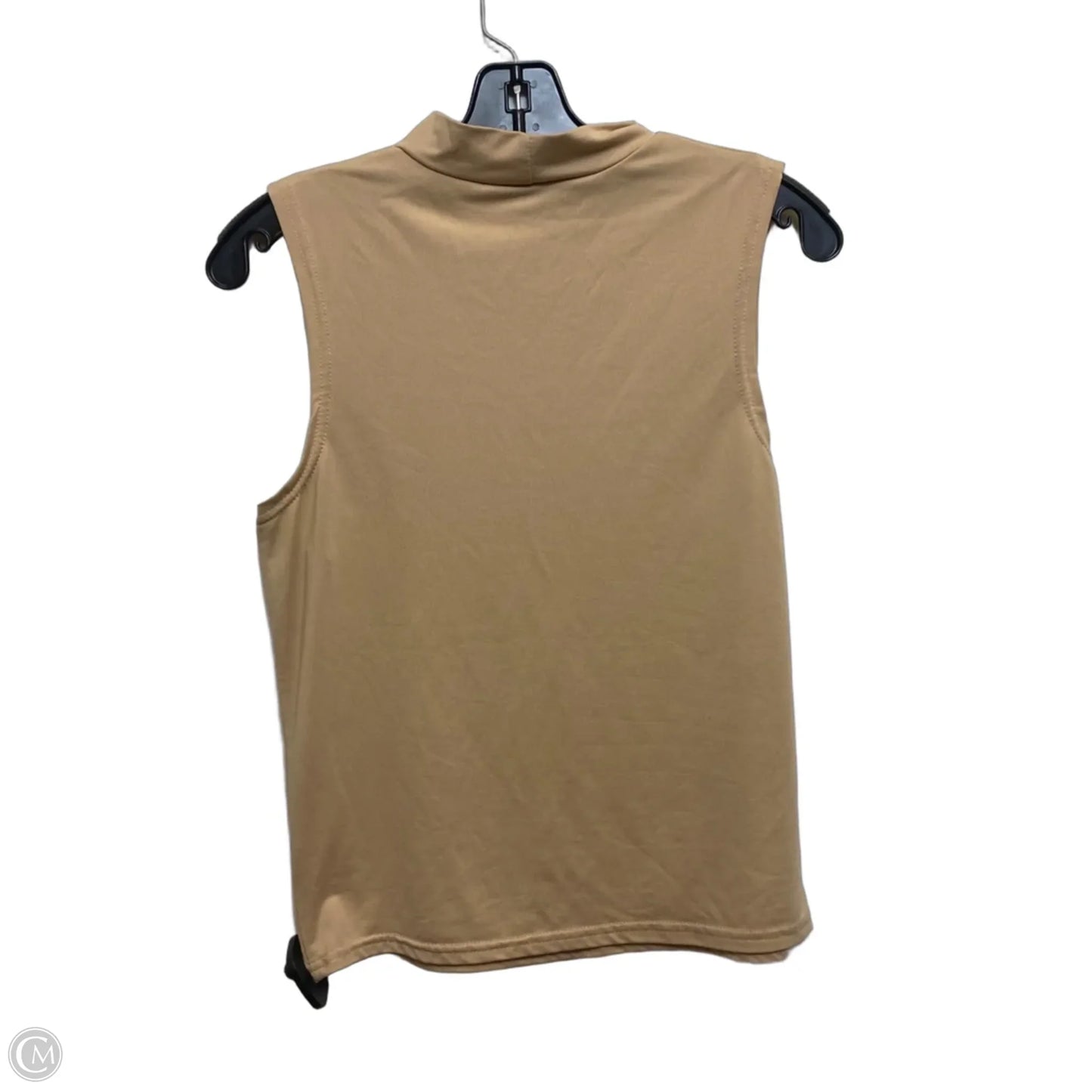 Top Sleeveless By Olivia Rae In Tan, Size: L