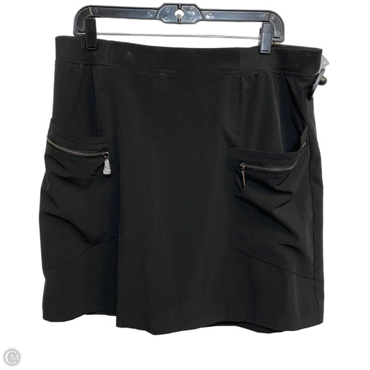 Athletic Skirt By Chicos In Black, Size: Xl