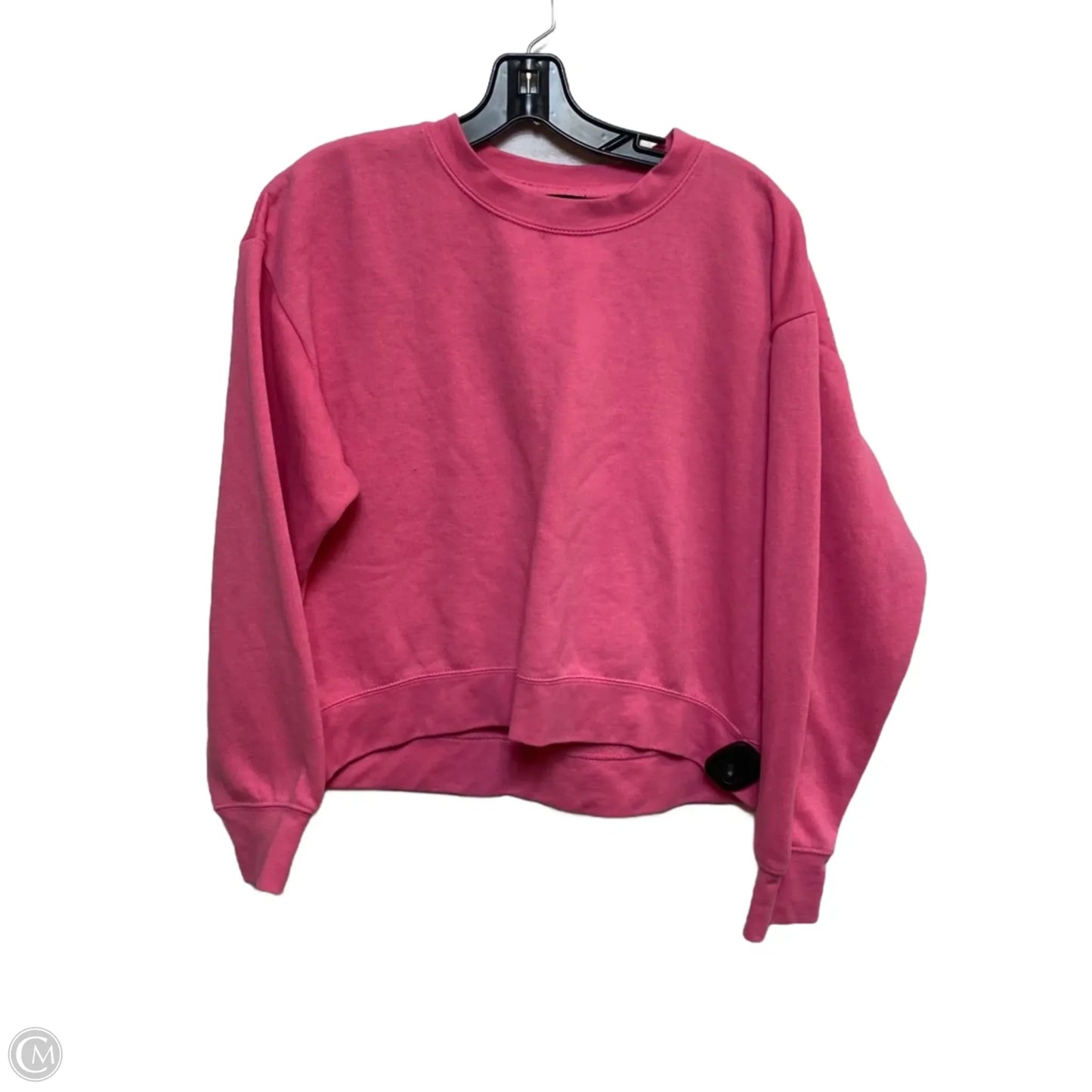 Sweatshirt Crewneck By Zara In Pink, Size: M
