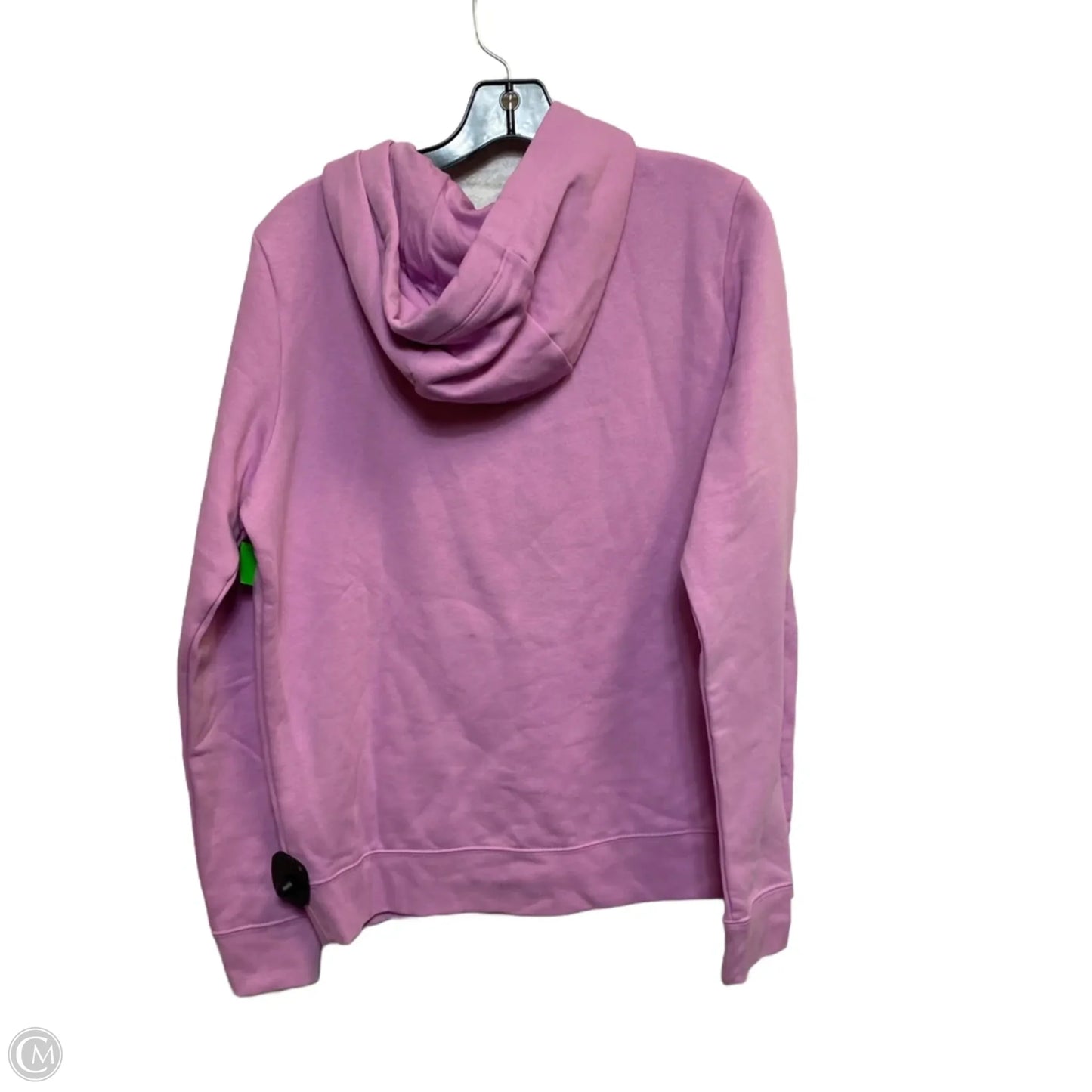 Athletic Sweatshirt Hoodie By Nike In Pink, Size: M