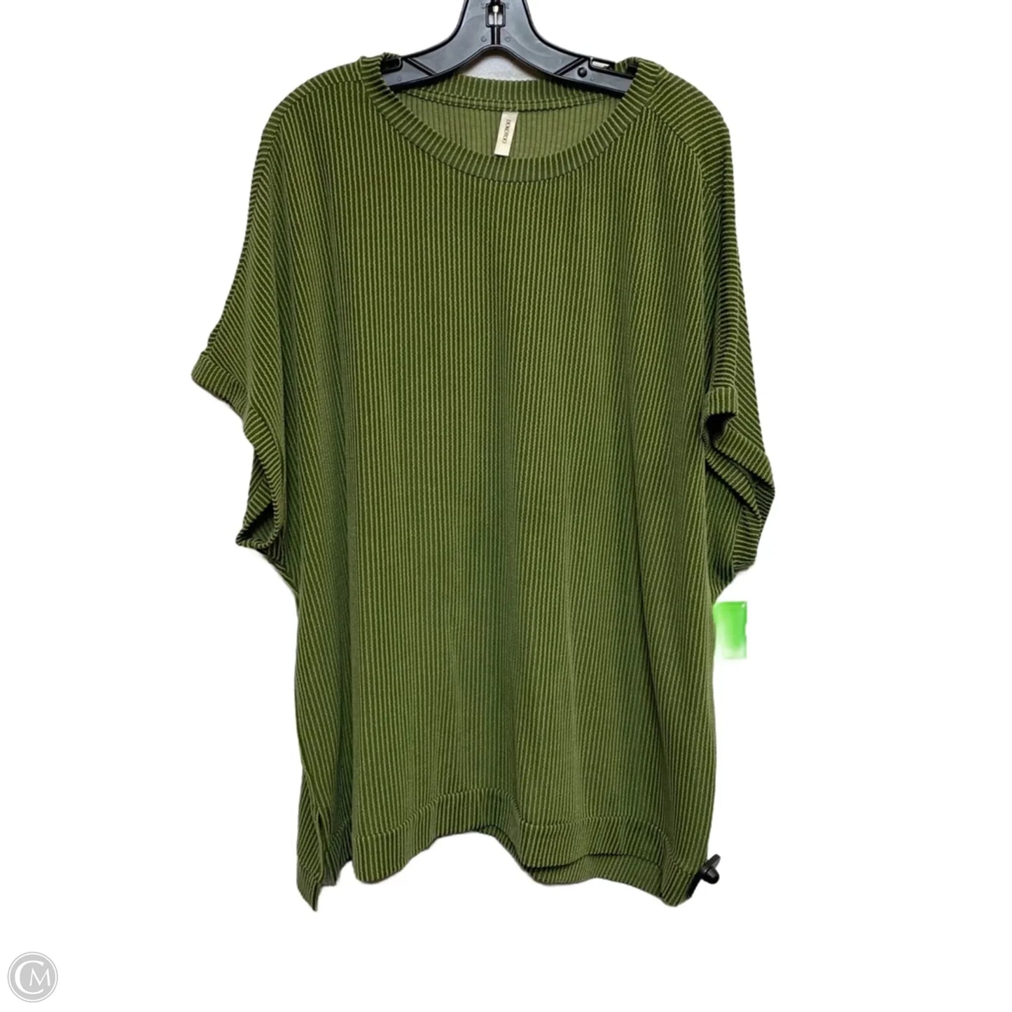 Top Short Sleeve By Dokotoo In Green, Size: 2x