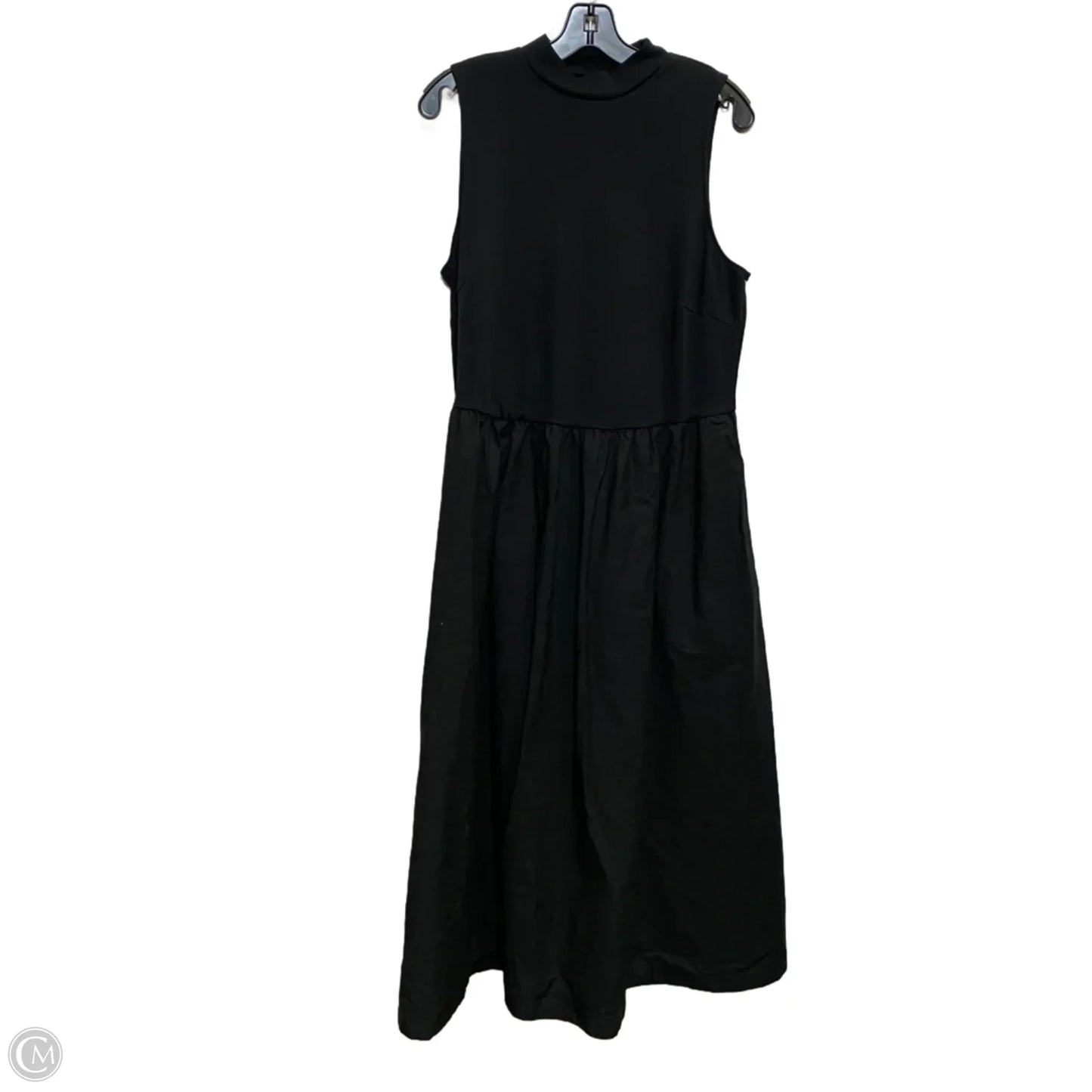 Dress Casual Maxi By A New Day In Black, Size: Xxl