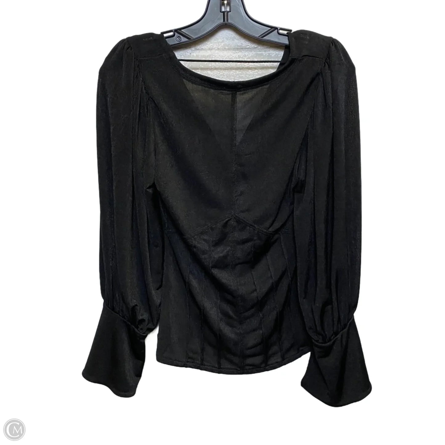 Top Long Sleeve By Free People In Black, Size: M