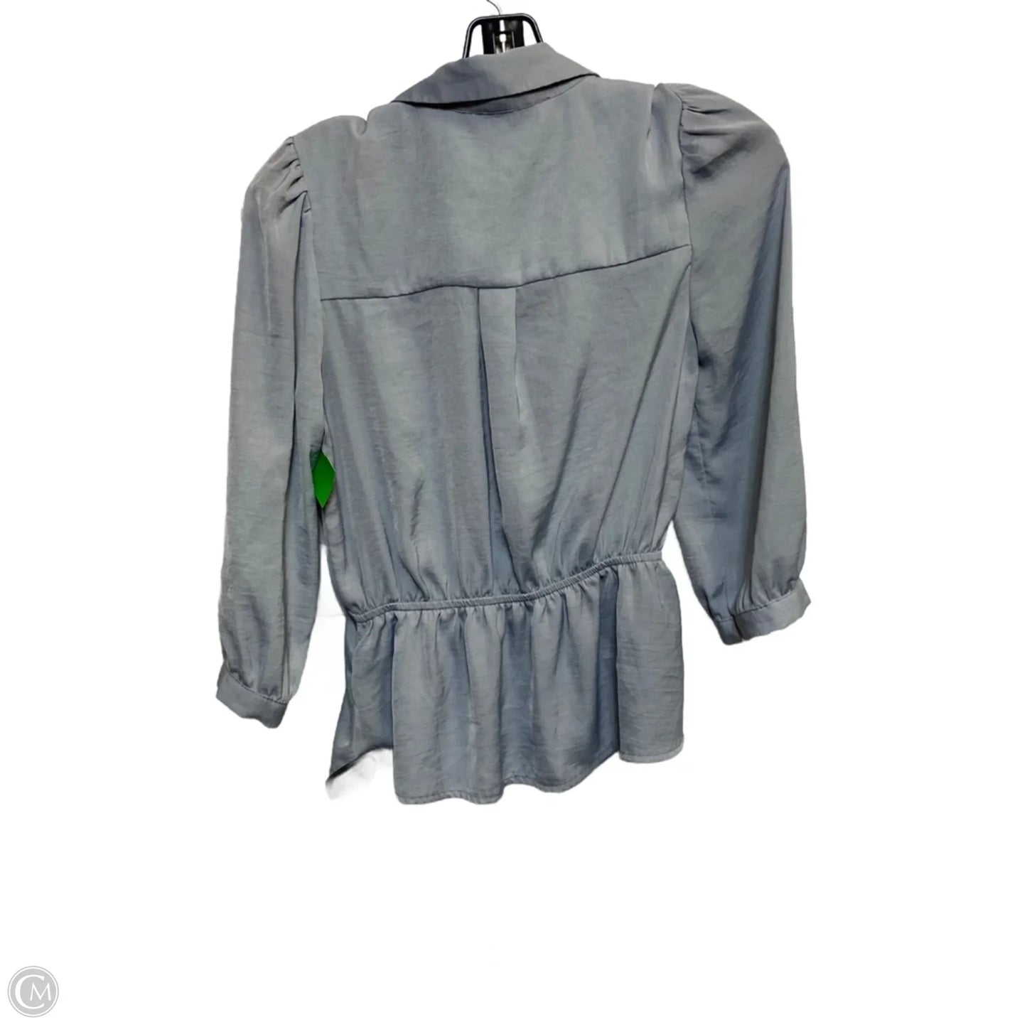 Top 3/4 Sleeve By Monteau In Blue, Size: M