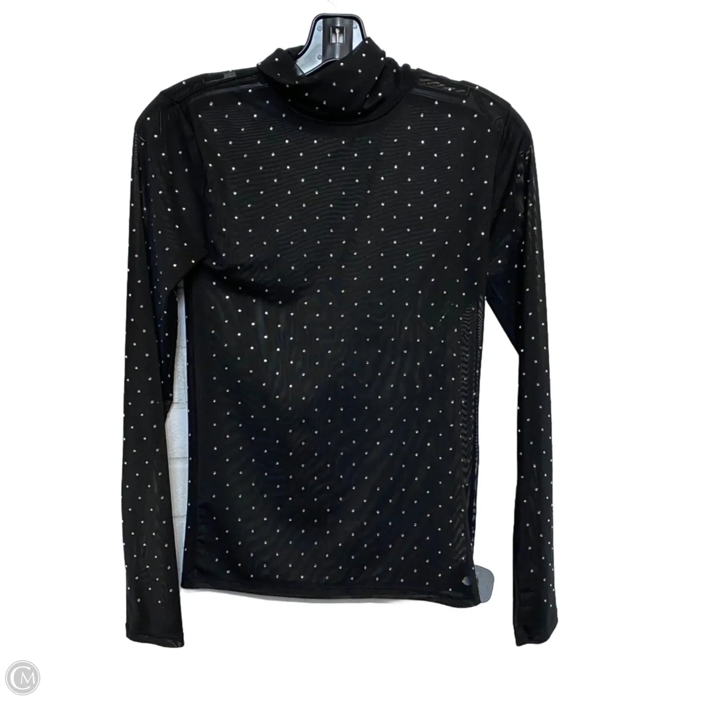 Top Long Sleeve By Forever 21 In Black, Size: S