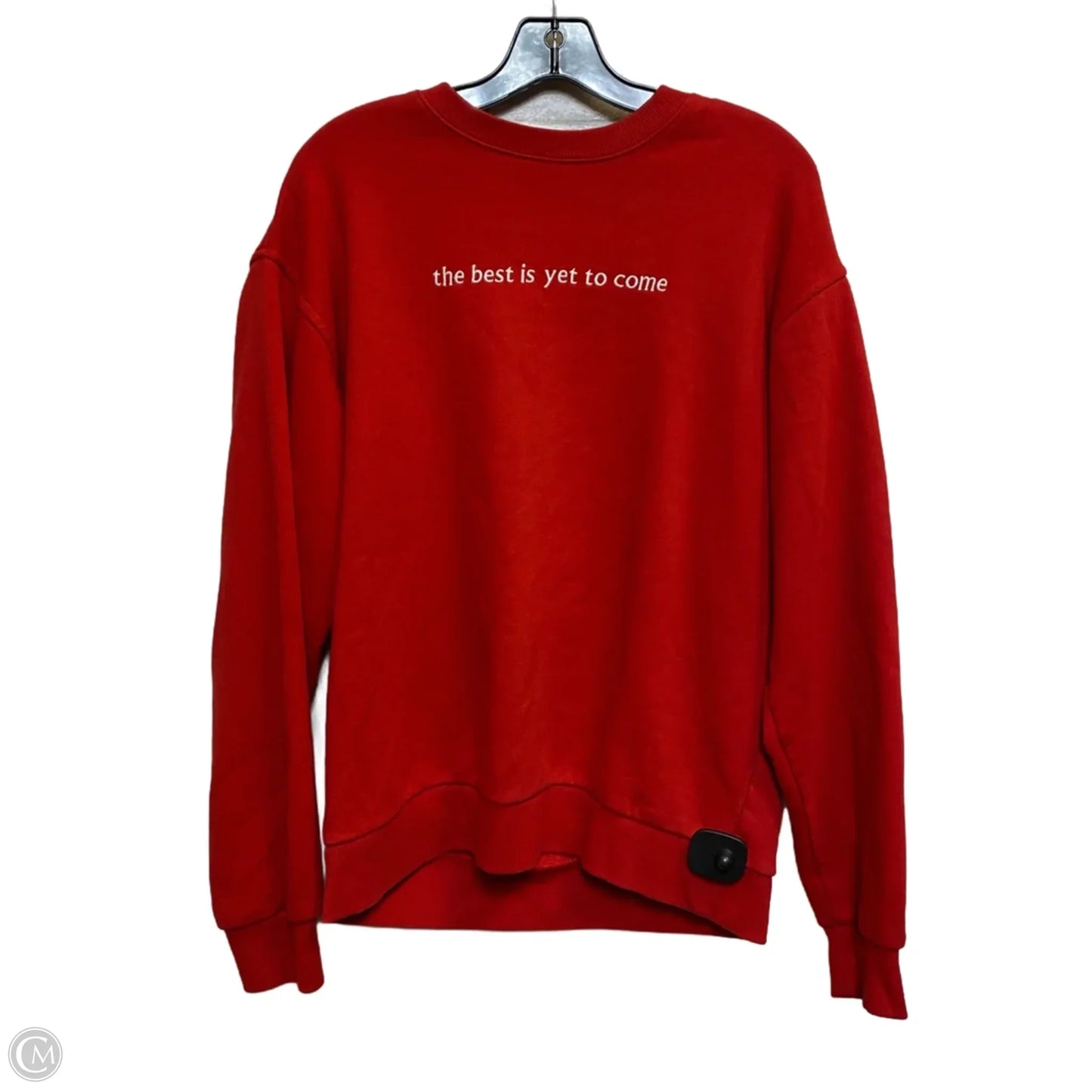 Sweatshirt Crewneck By Forever 21 In Red, Size: S
