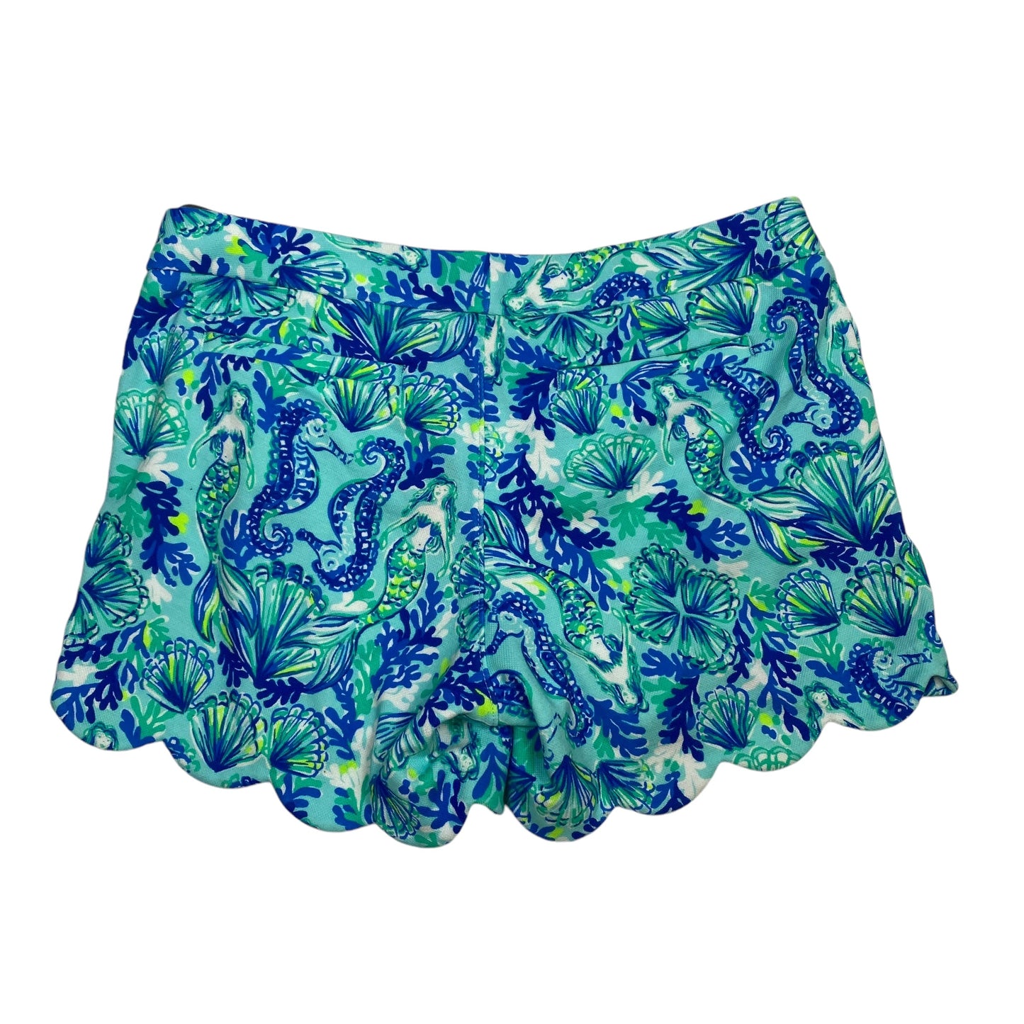 Shorts Designer By Lilly Pulitzer In Blue & Green, Size: 8