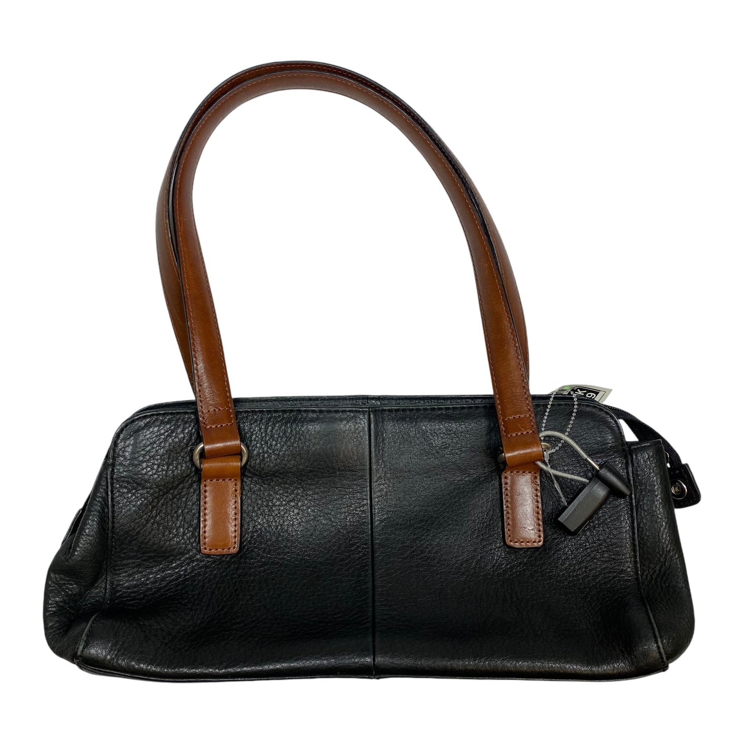 Handbag Leather By Fossil, Size: Small