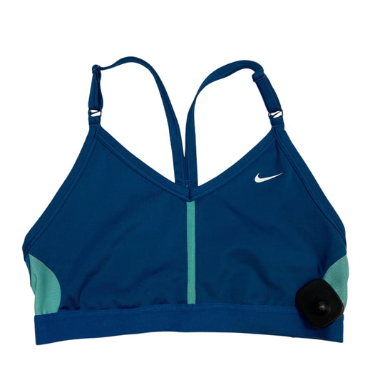 Athletic Bra By Nike Apparel In Blue, Size: L