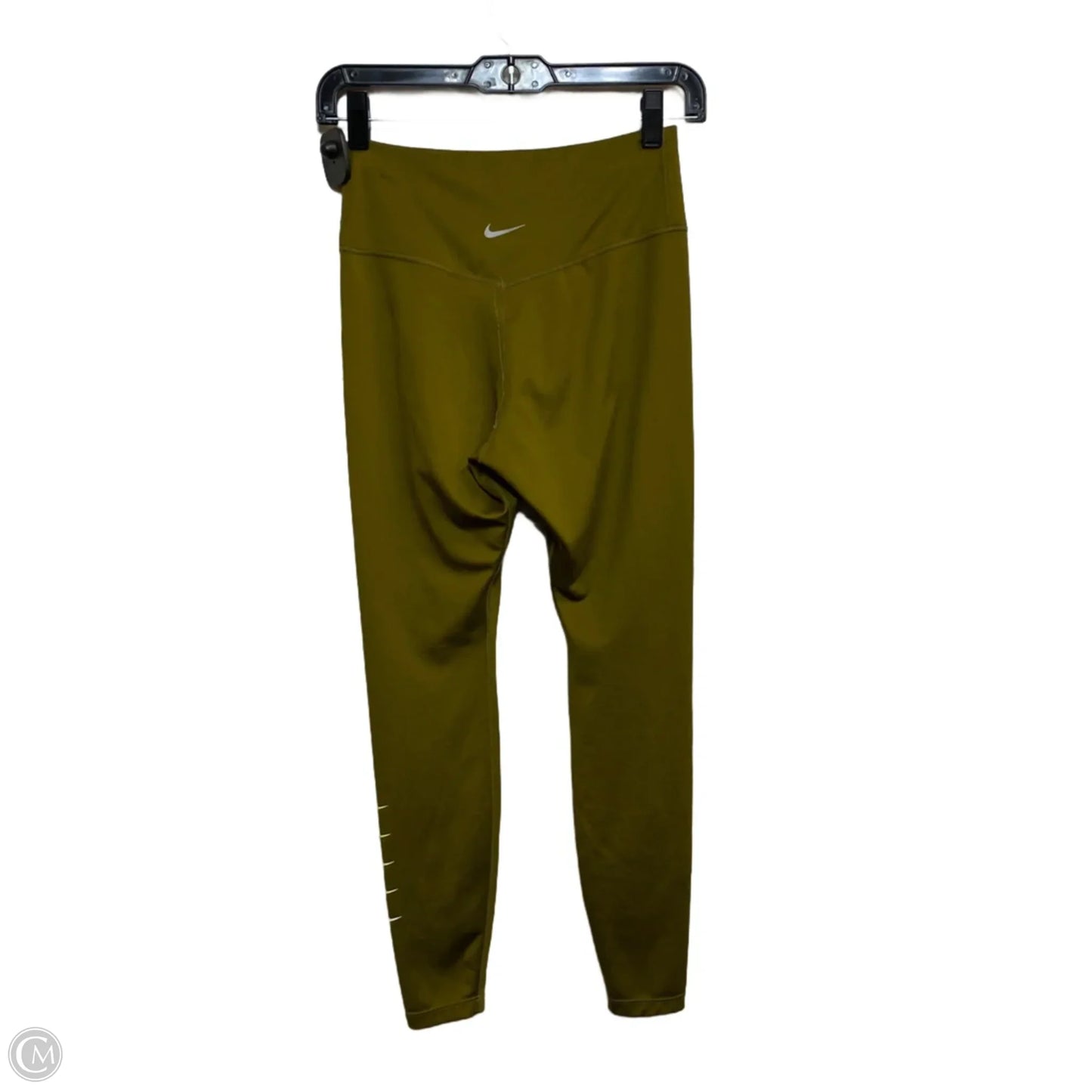 Athletic Leggings By Nike Apparel In Green, Size: S