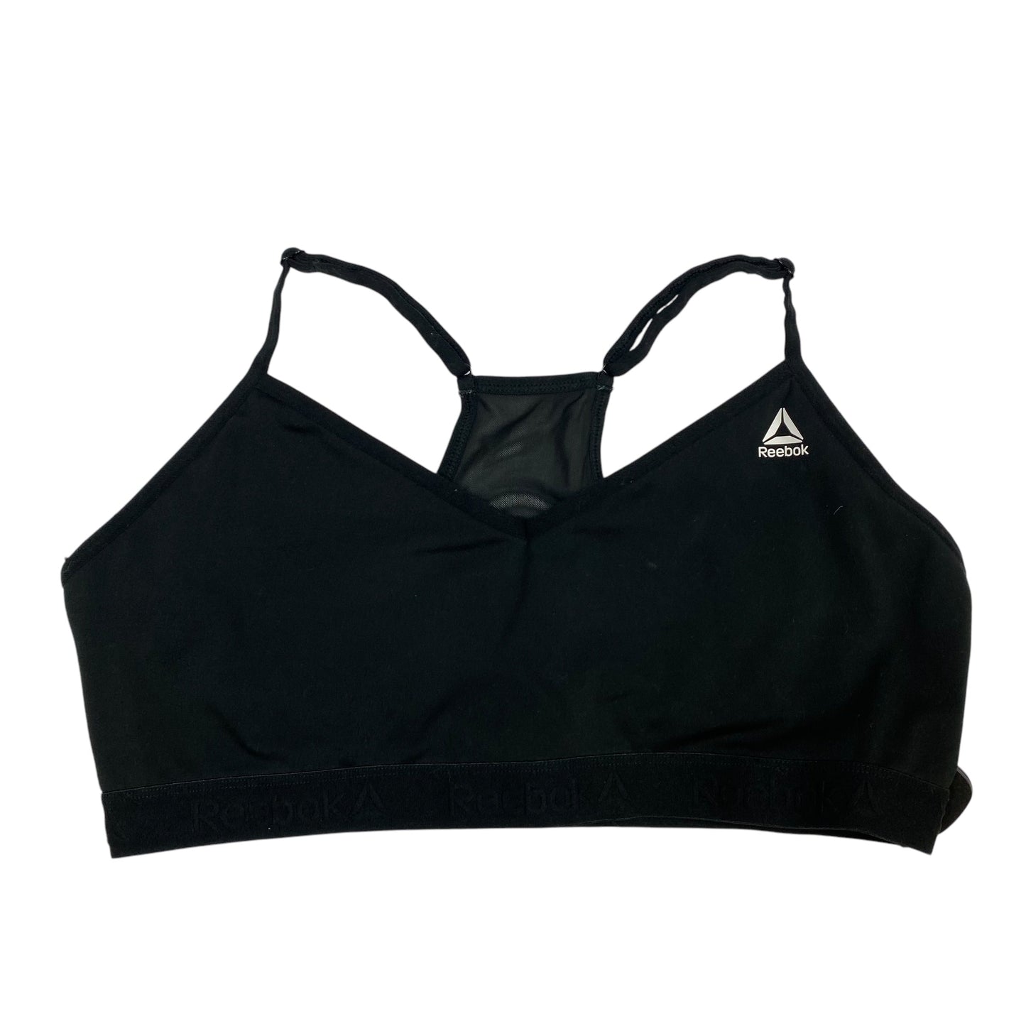 Athletic Bra By Reebok In Black, Size: Xxl