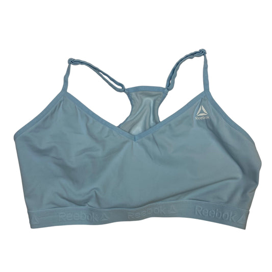 Athletic Bra By Reebok In Blue, Size: Xxl