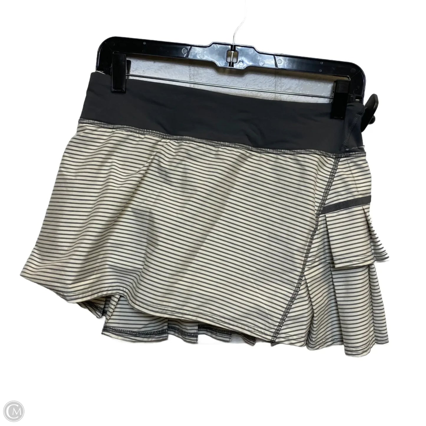 Athletic Skort By Lululemon In Grey, Size: 6
