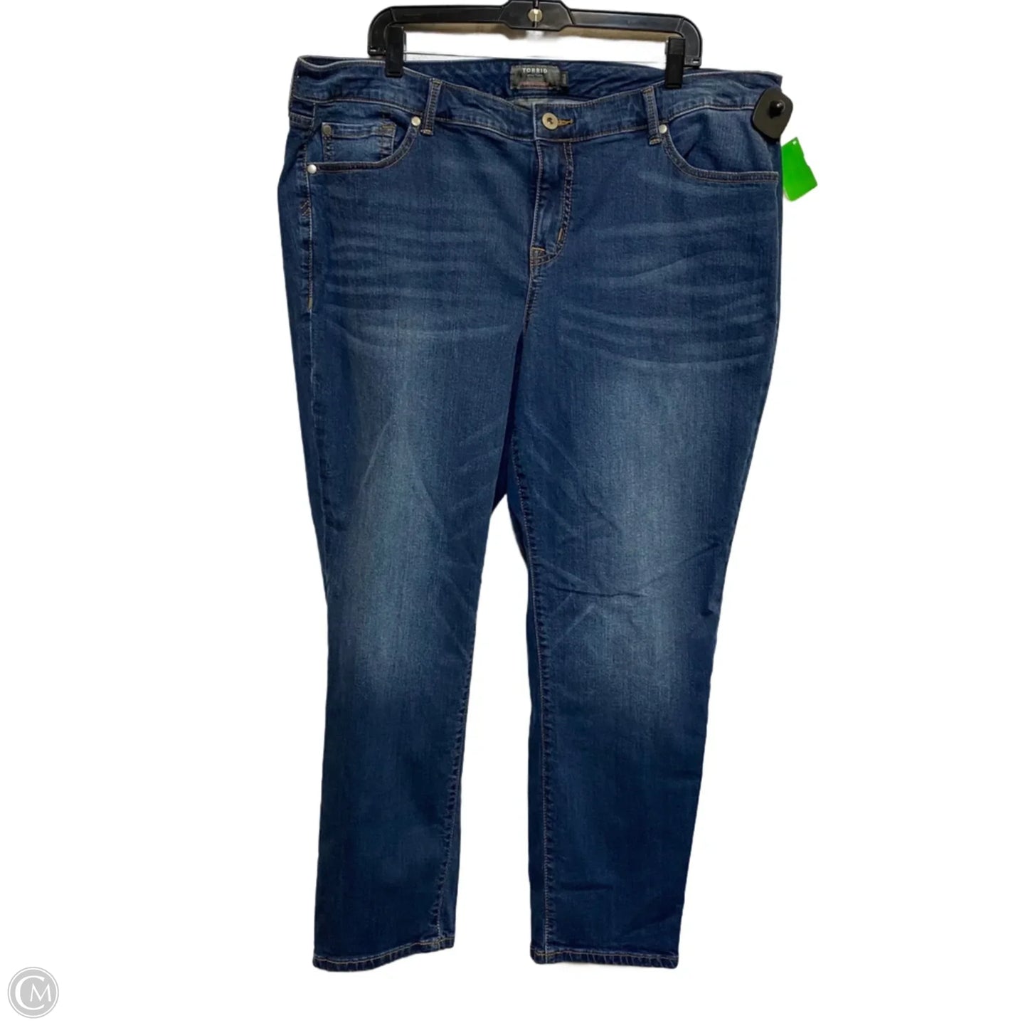 Jeans Boyfriend By Torrid In Blue Denim, Size: 20