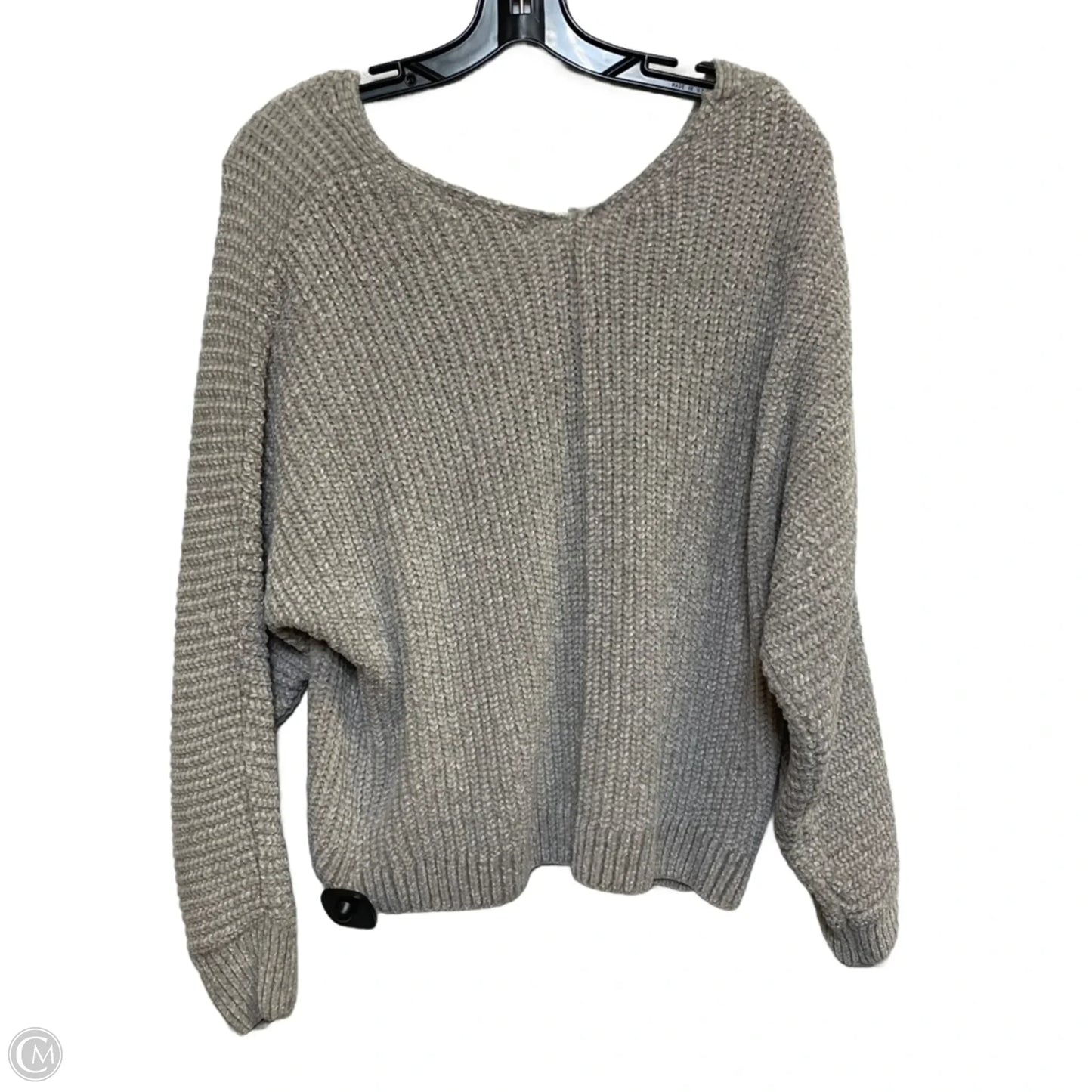 Sweater By Pink Rose In Grey, Size: L