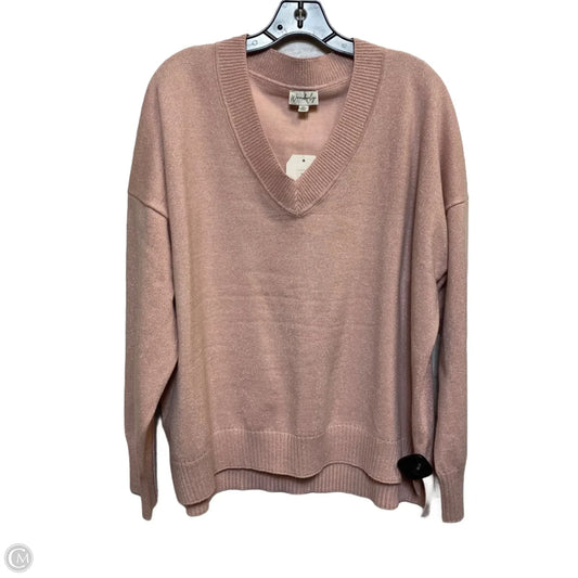 Sweater By Wonderly In Pink, Size: Xl