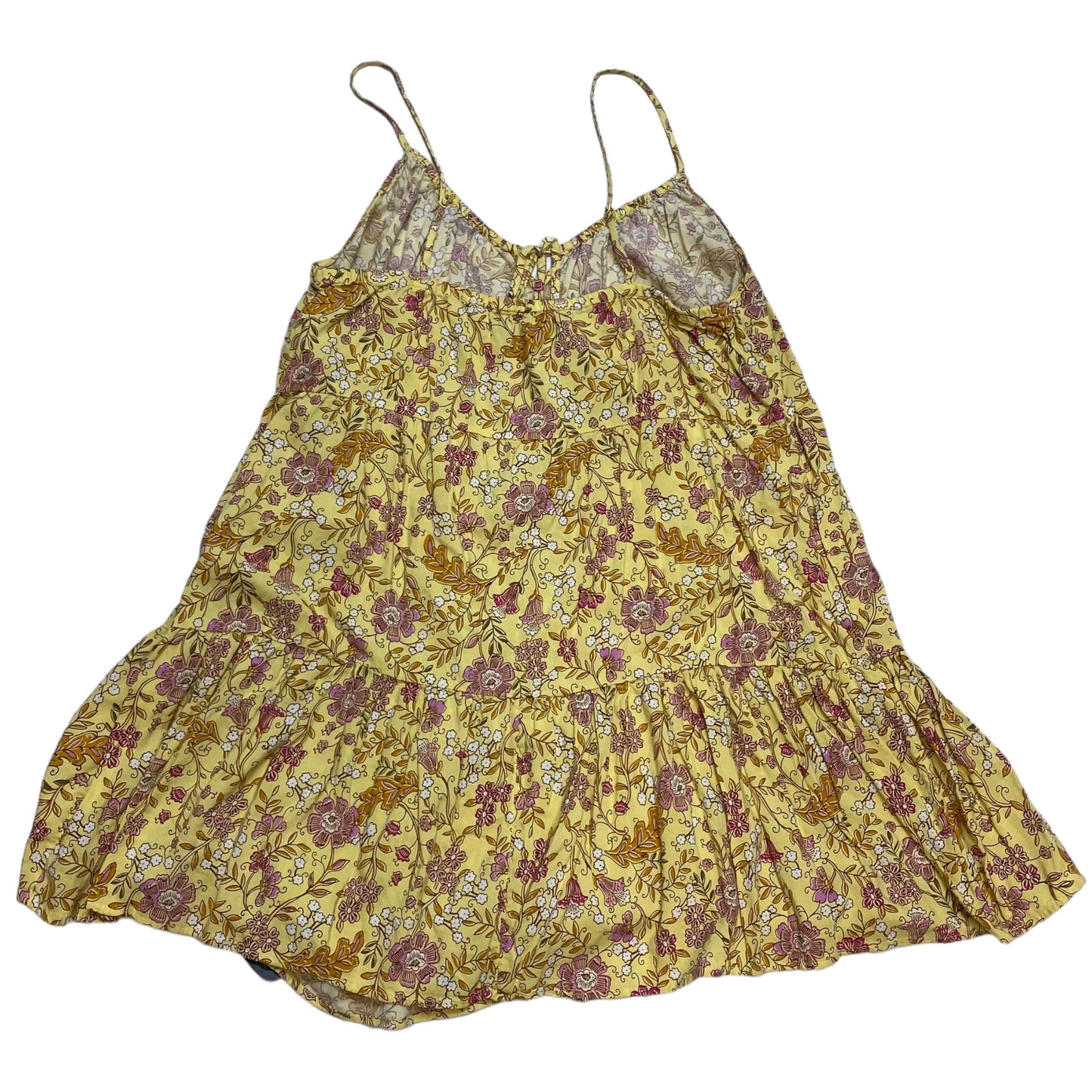 Yellow Dress Casual Short Old Navy, Size L
