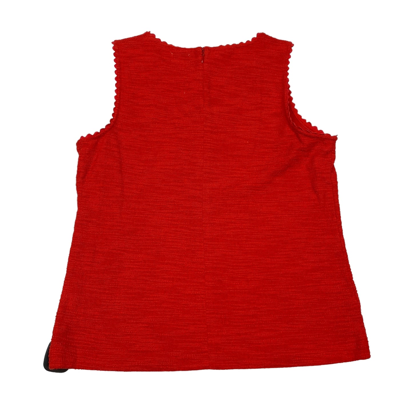 Red Top Sleeveless J. Crew, Size M