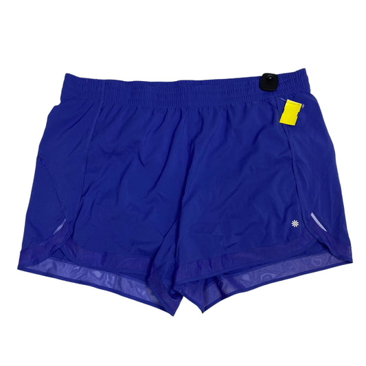 Athletic Shorts By Athleta In Purple, Size: 3x