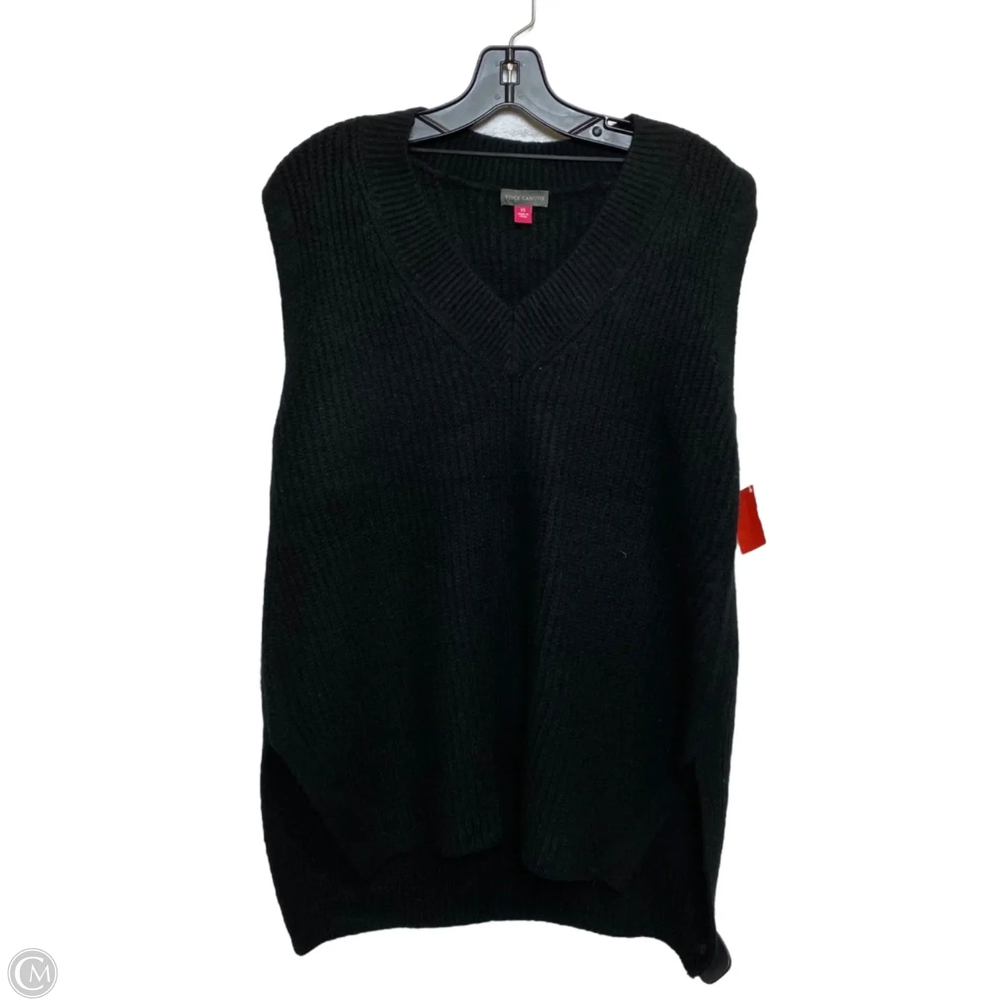 Vest Sweater By Vince Camuto In Black, Size: Xs