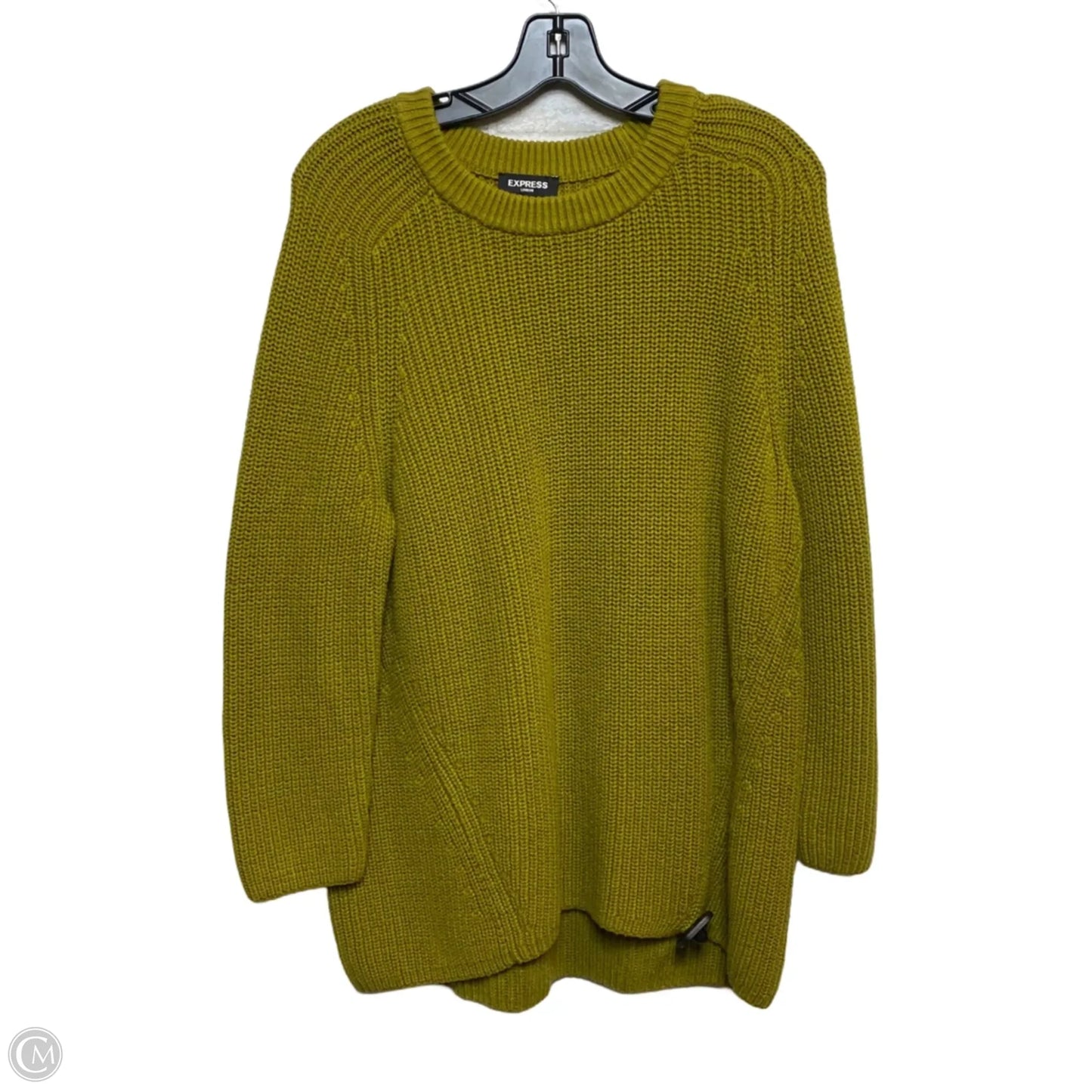 Sweater By Express In Green, Size: S