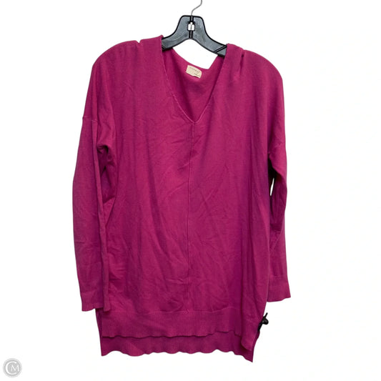 Top 3/4 Sleeve By Dreamers In Pink, Size: S